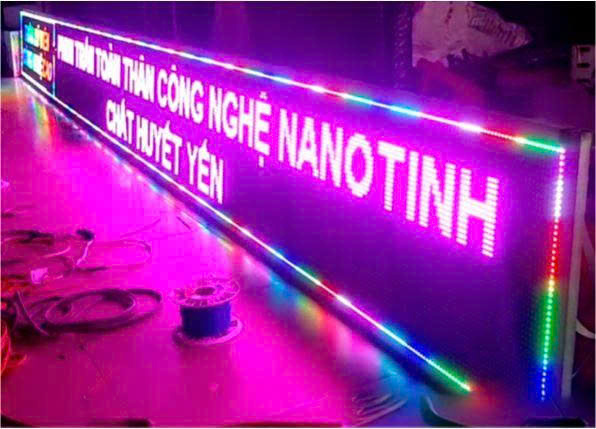 Làm biển quảng cáo tại Ninh Bình giá rẻ – Hoàn thành nhanh, đúng tiến độ 4 Biển LED – LED ma trận