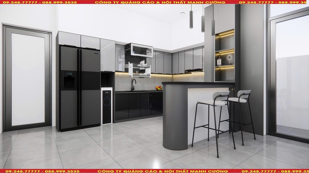 nội thất tủ bếp inox Ninh Bình
