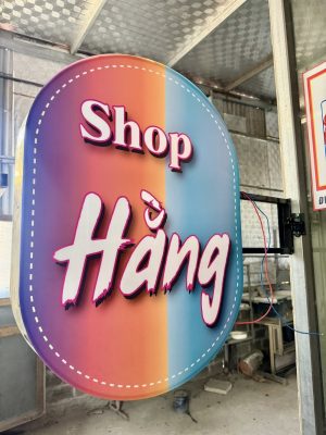 Làm biển hộp đèn Ninh Bình