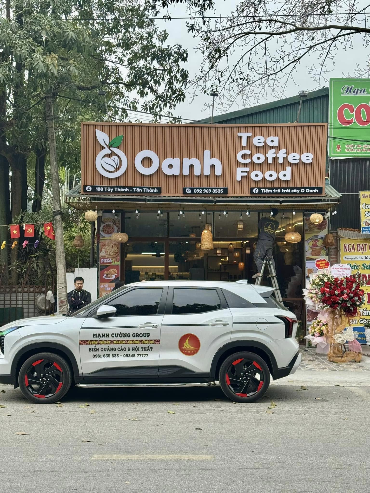 Biển quảng cáo cafe chữ nổi mica