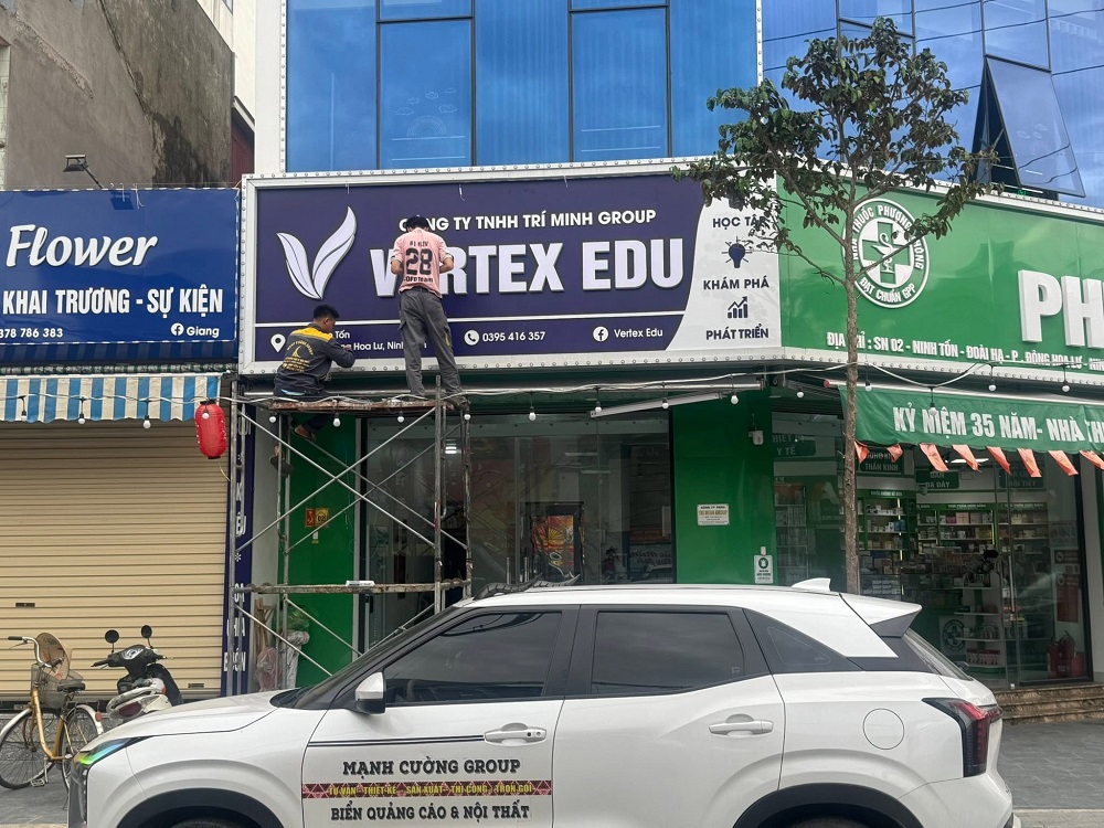 Thi công và tối ưu chi phí làm biển quảng cáo Ninh Bình