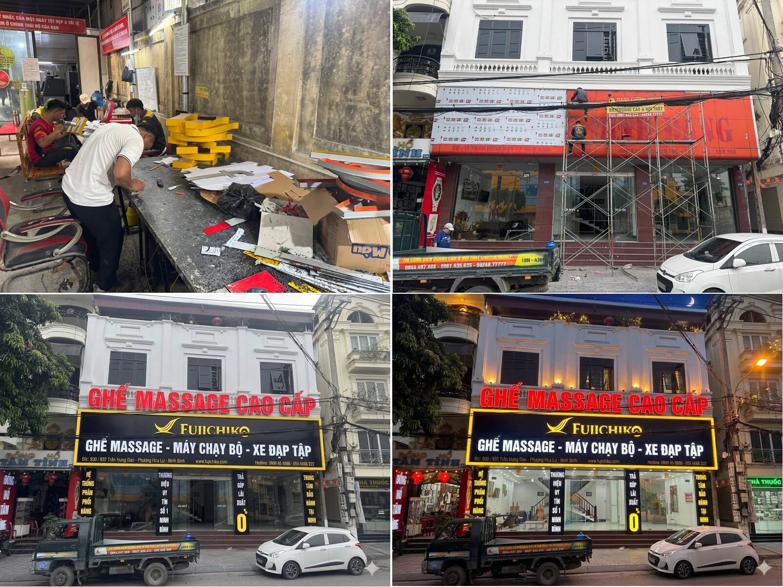 Quy trình thi công biển quảng cáo trọn gói Ninh Bình tại Mạnh Cường Group được thực hiện bởi đội ngũ kĩ thuật chuyên nghiệp
