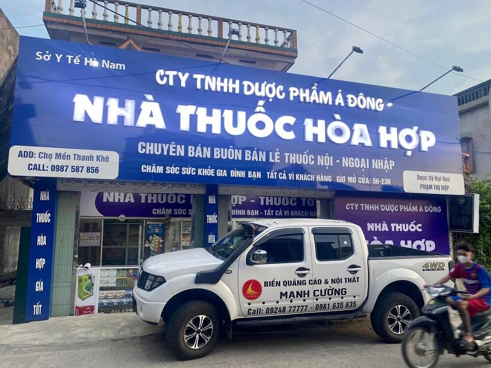 Chọn Mạnh Cường Group đơn vị thi công biển quảng cáo giá rẻ Ninh Bình khách hàng sẽ được sử dụng vật liệu chất lượng