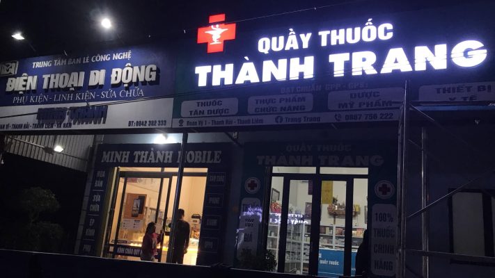giá làm biển quảng cáo nhà thuốc Ninh Bình