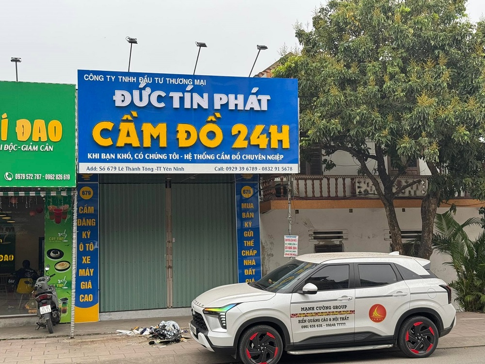 Biển alu chữ nổi Ninh Bình có bền không? Ưu điểm nổi bật bạn nên biết 5 Mạnh Cường Group hoàn thiện biển alu chữ nổi Ninh Bình cho khách hàng tại Ninh Bình