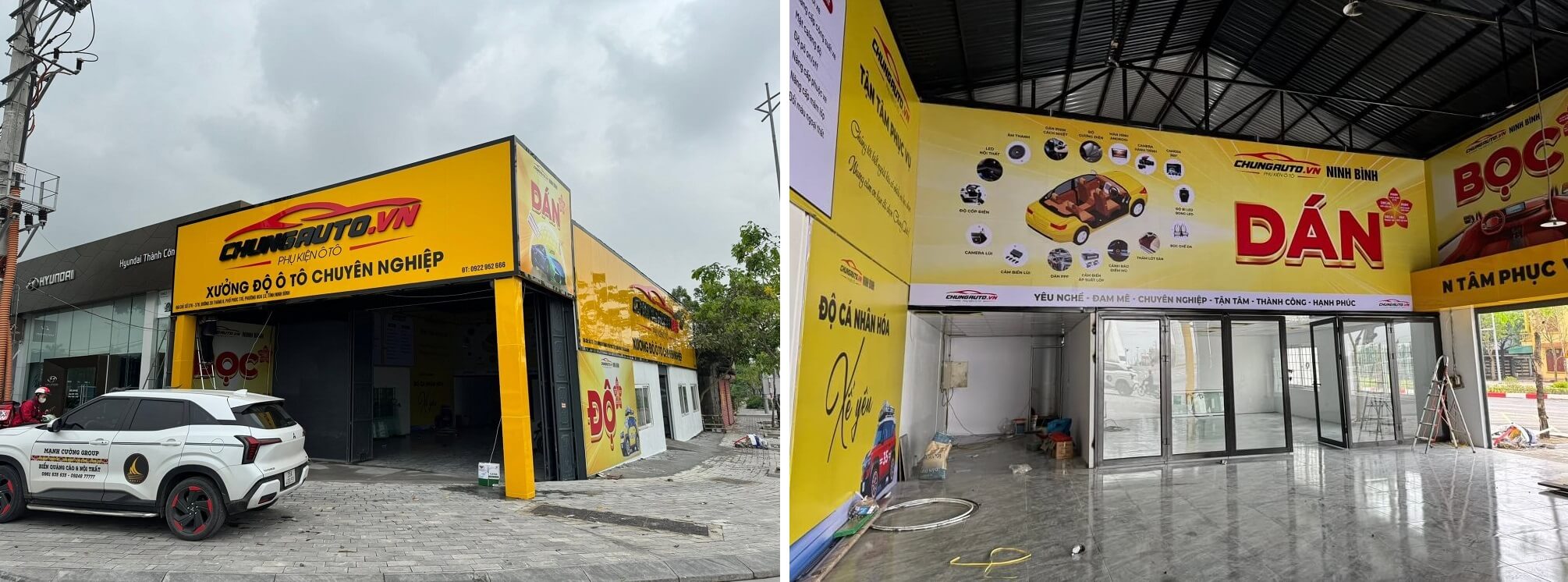 Những lưu ý khi làm biển quảng cáo gara ô tô Ninh Bình bạn nên biết 3 Mạnh Cường Group sử dụng chất liệu cao cấp và ưu tiên tính động bộ khi làm biển quảng cáo gara ô tô cho khách