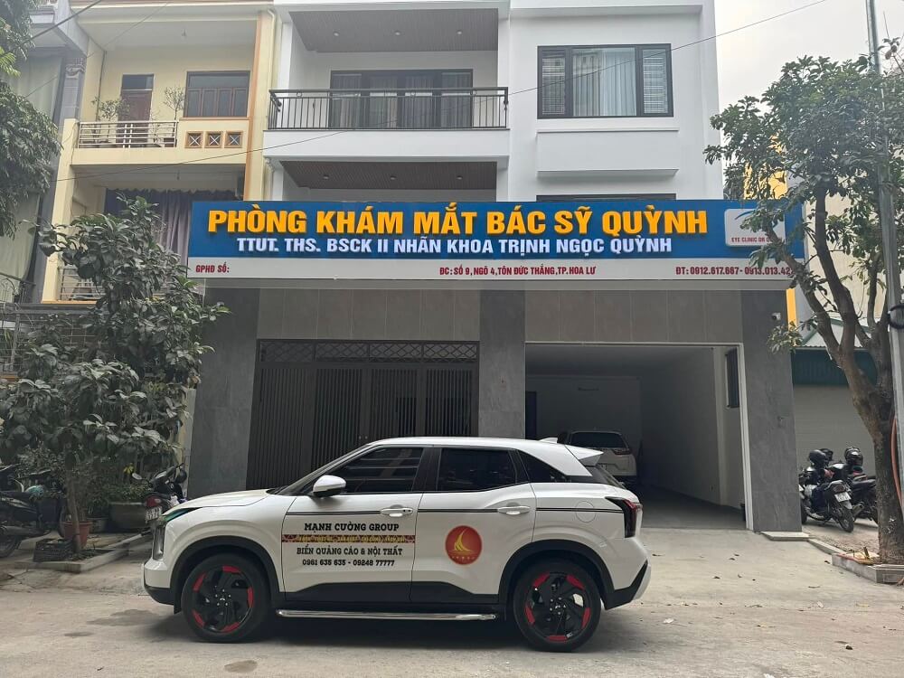 thi công biển quảng cáo phòng khám Ninh Bình