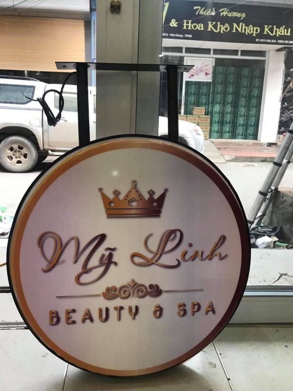 Làm biển vẫy Ninh Bình cho cho cửa hàng, shop, spa giá rẻ đẹp 