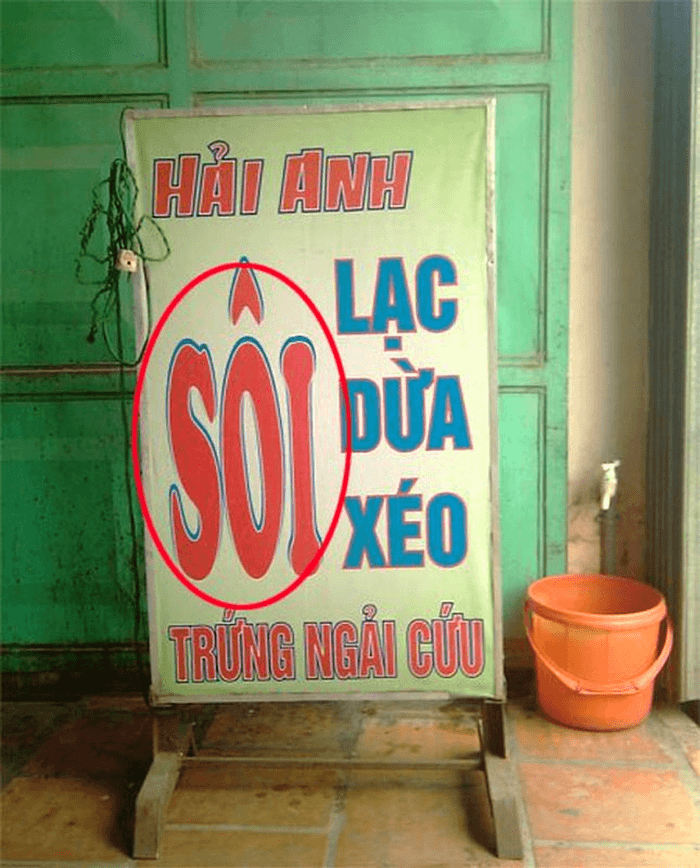 Thông tin trên biển cần chính xác